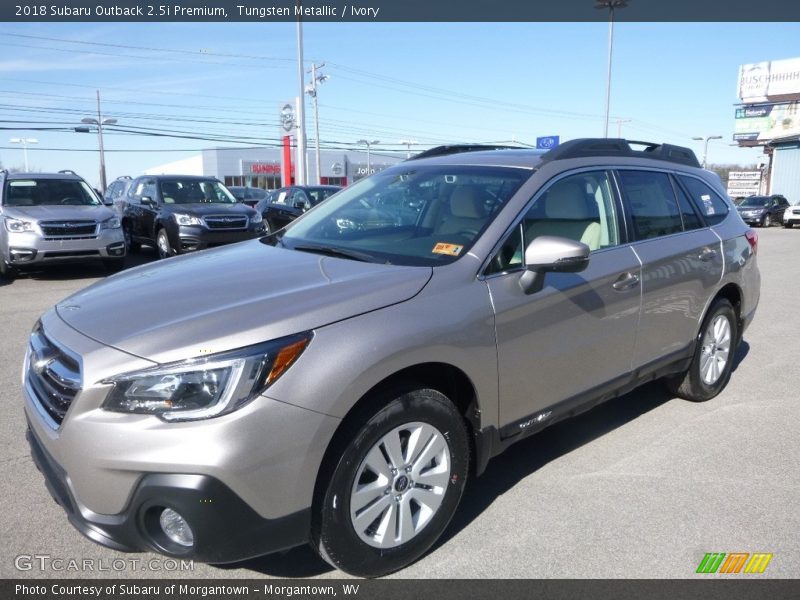 Tungsten Metallic / Ivory 2018 Subaru Outback 2.5i Premium