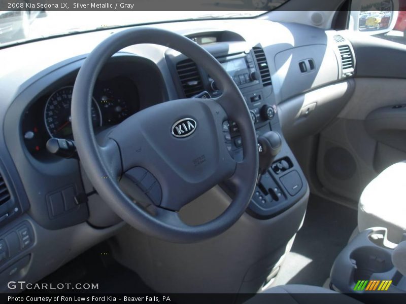 Silver Metallic / Gray 2008 Kia Sedona LX
