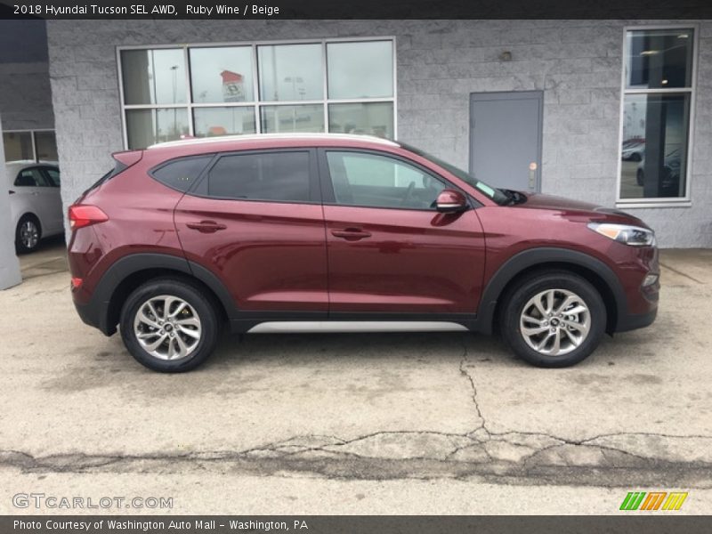  2018 Tucson SEL AWD Ruby Wine