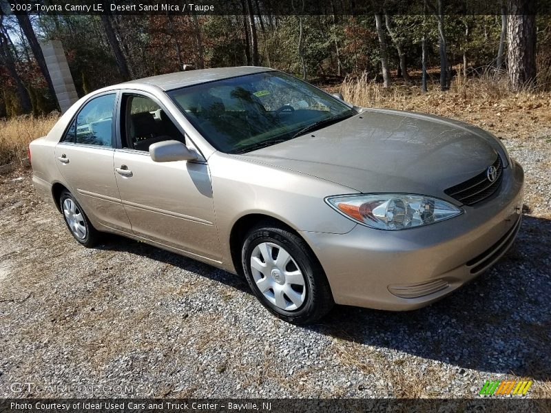 Desert Sand Mica / Taupe 2003 Toyota Camry LE