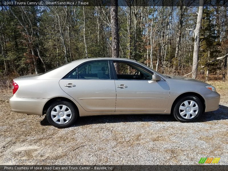 Desert Sand Mica / Taupe 2003 Toyota Camry LE