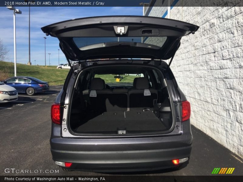 Modern Steel Metallic / Gray 2018 Honda Pilot EX AWD