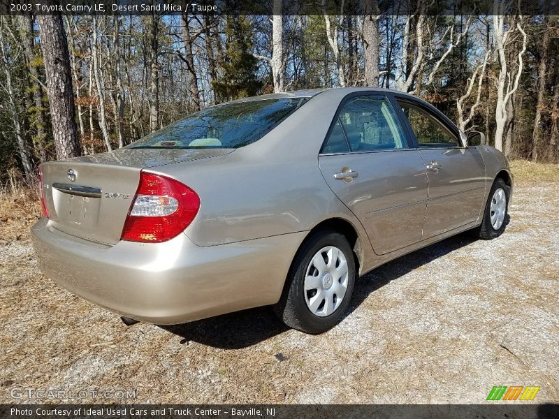 Desert Sand Mica / Taupe 2003 Toyota Camry LE