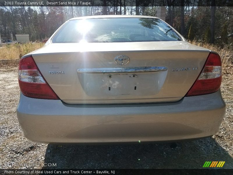 Desert Sand Mica / Taupe 2003 Toyota Camry LE