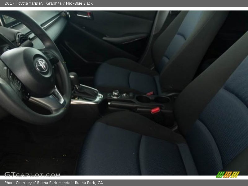 Graphite / Mid-Blue Black 2017 Toyota Yaris iA