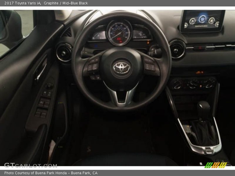 Graphite / Mid-Blue Black 2017 Toyota Yaris iA