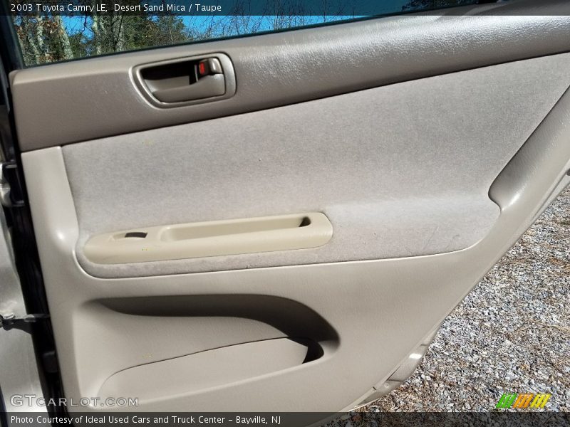 Desert Sand Mica / Taupe 2003 Toyota Camry LE