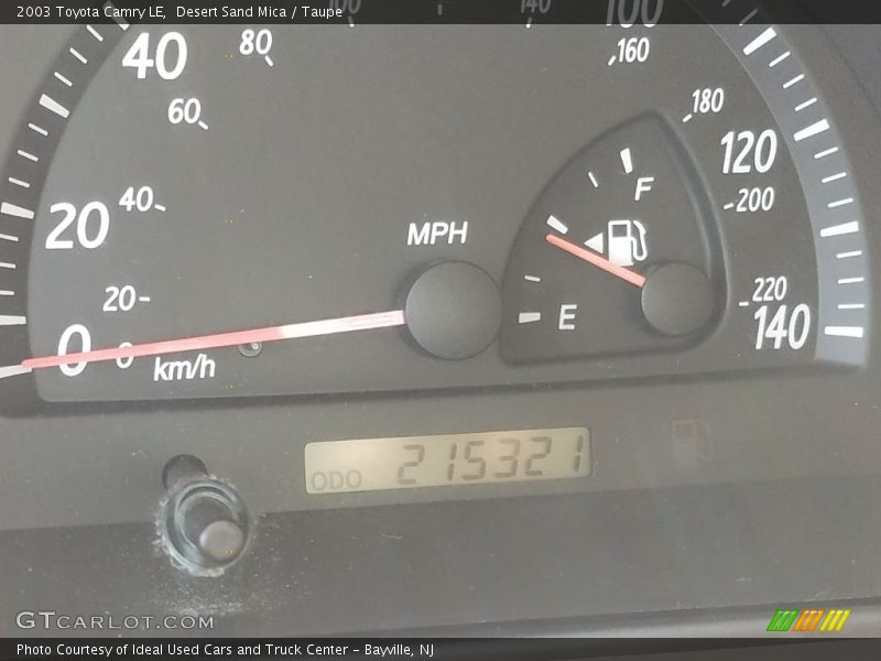 Desert Sand Mica / Taupe 2003 Toyota Camry LE