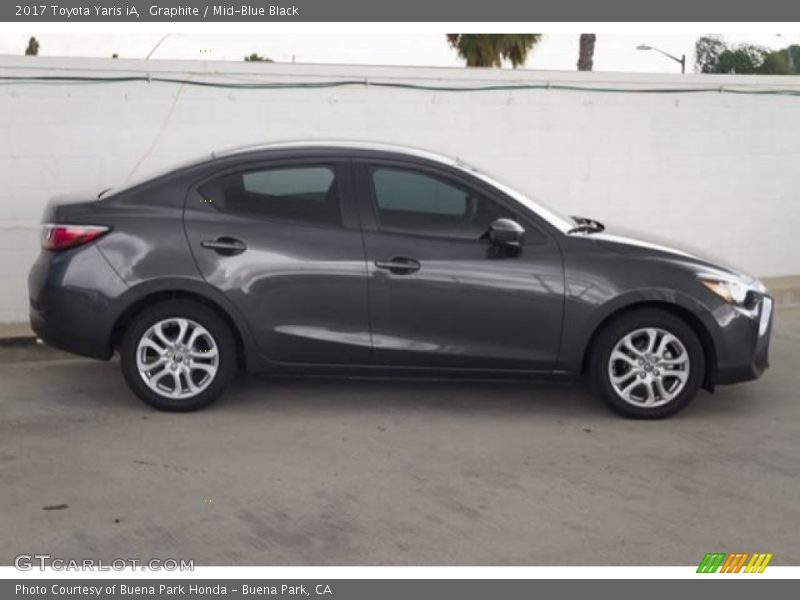 Graphite / Mid-Blue Black 2017 Toyota Yaris iA