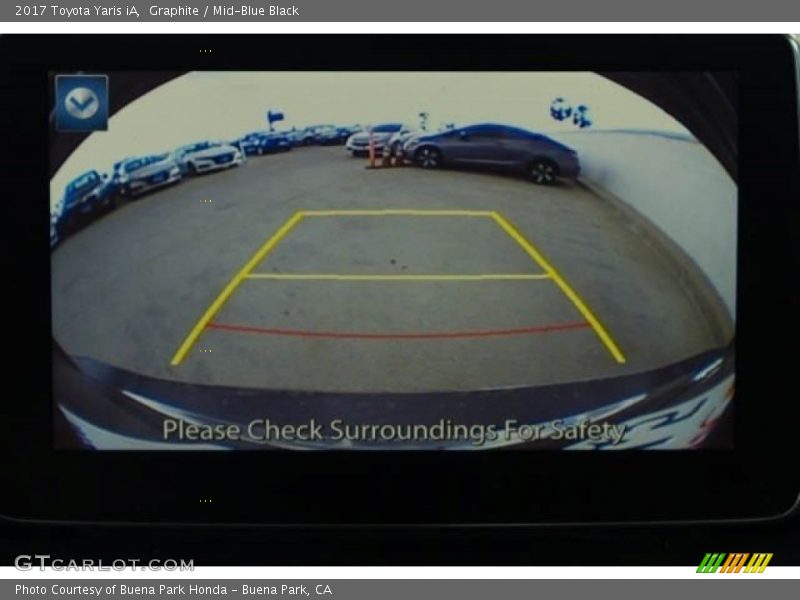 Graphite / Mid-Blue Black 2017 Toyota Yaris iA