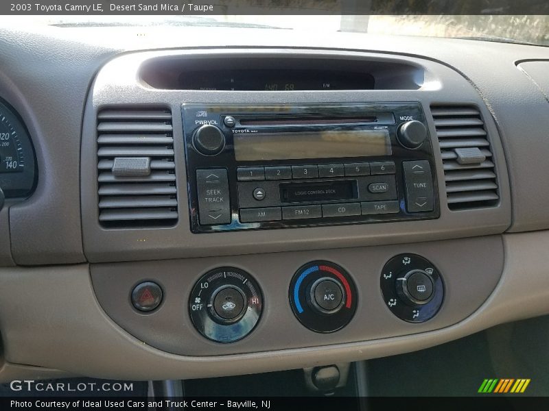 Desert Sand Mica / Taupe 2003 Toyota Camry LE