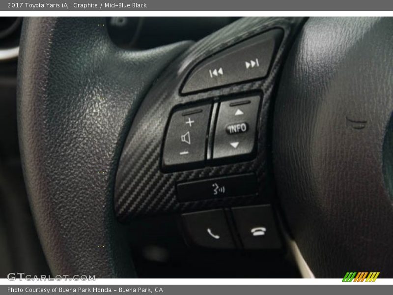 Graphite / Mid-Blue Black 2017 Toyota Yaris iA