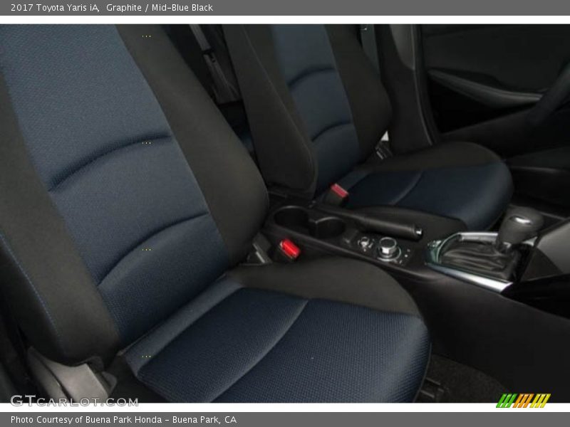 Graphite / Mid-Blue Black 2017 Toyota Yaris iA