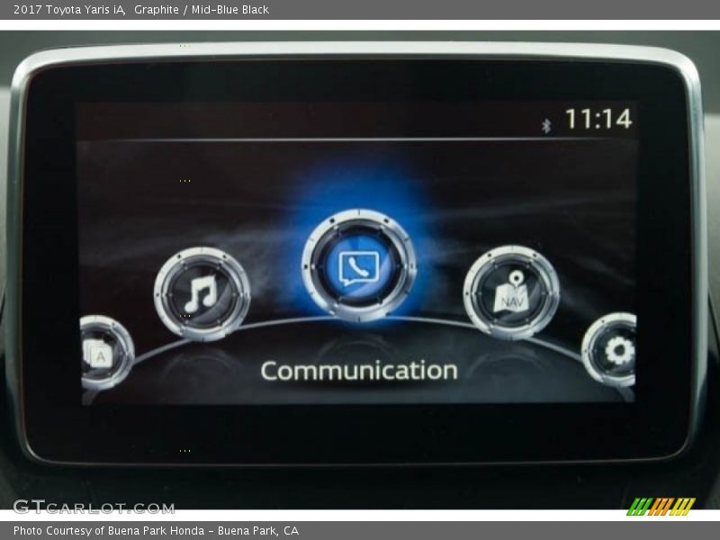 Graphite / Mid-Blue Black 2017 Toyota Yaris iA