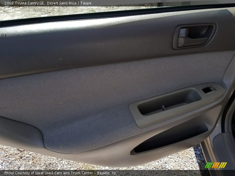 Desert Sand Mica / Taupe 2003 Toyota Camry LE