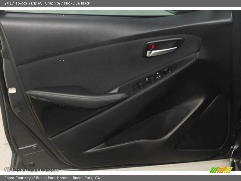Graphite / Mid-Blue Black 2017 Toyota Yaris iA