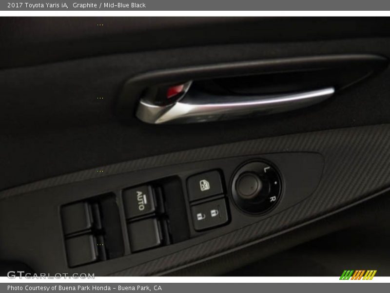 Graphite / Mid-Blue Black 2017 Toyota Yaris iA