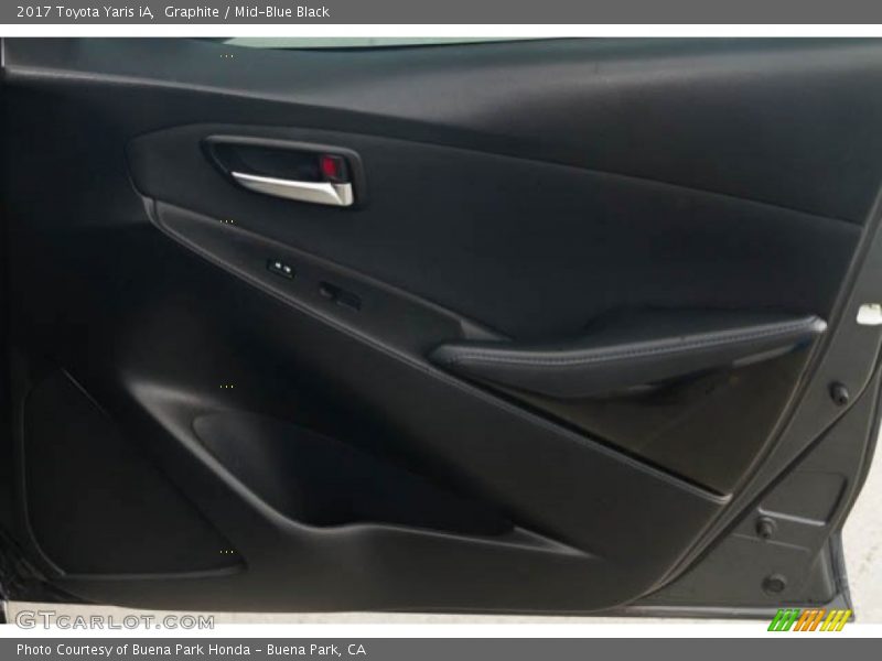 Graphite / Mid-Blue Black 2017 Toyota Yaris iA