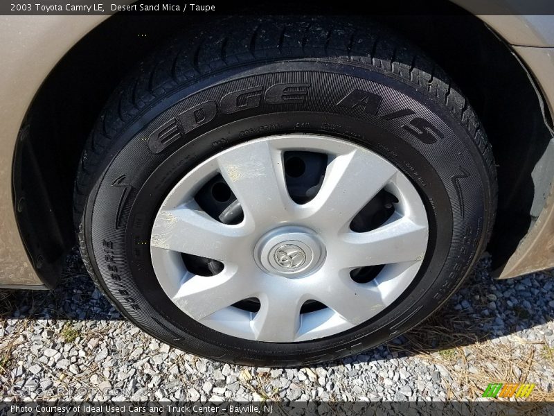 Desert Sand Mica / Taupe 2003 Toyota Camry LE