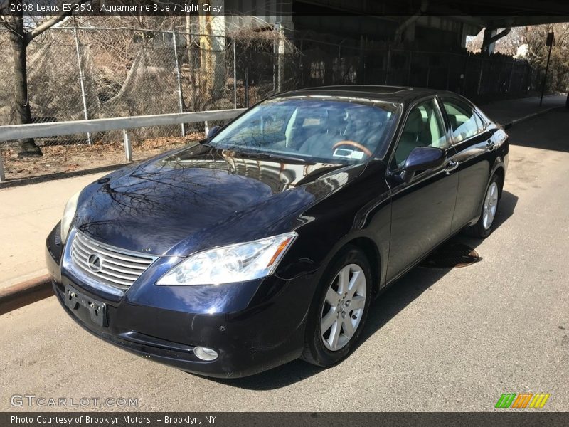 Aquamarine Blue / Light Gray 2008 Lexus ES 350