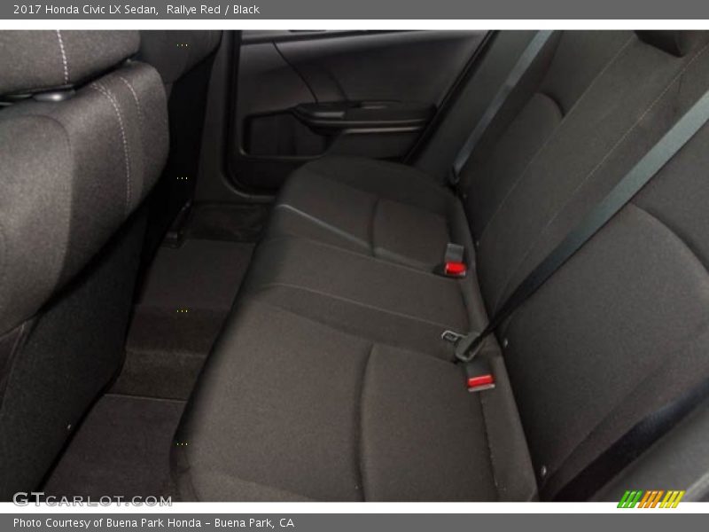 Rallye Red / Black 2017 Honda Civic LX Sedan