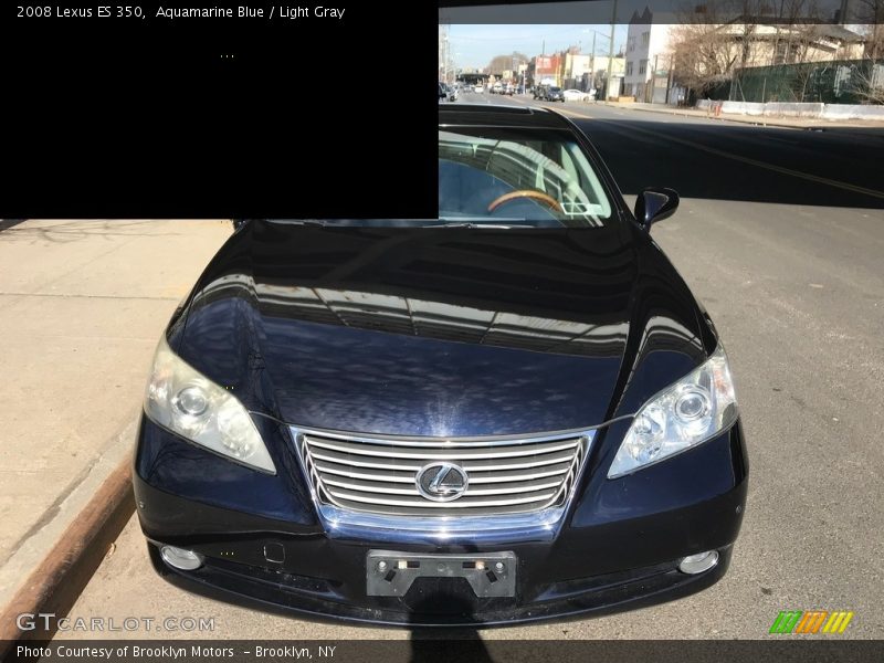 Aquamarine Blue / Light Gray 2008 Lexus ES 350