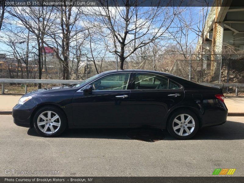 Aquamarine Blue / Light Gray 2008 Lexus ES 350