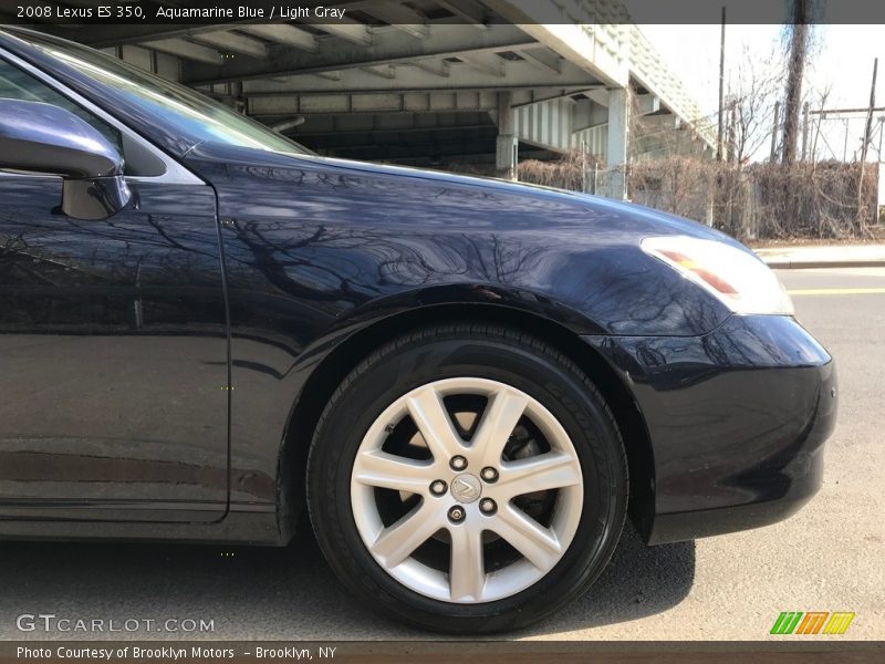 Aquamarine Blue / Light Gray 2008 Lexus ES 350