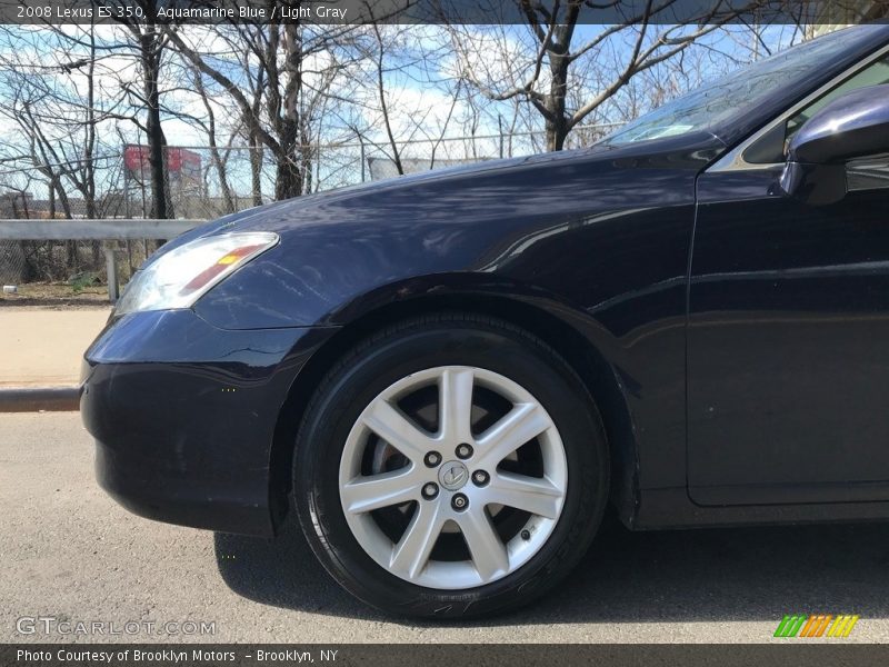 Aquamarine Blue / Light Gray 2008 Lexus ES 350