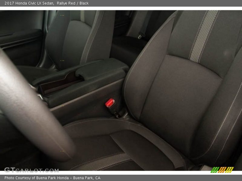 Rallye Red / Black 2017 Honda Civic LX Sedan