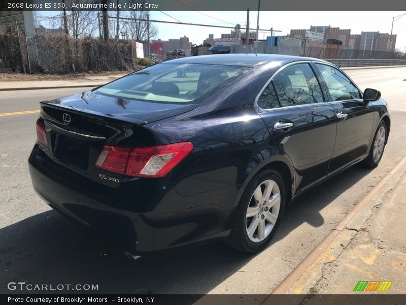 Aquamarine Blue / Light Gray 2008 Lexus ES 350