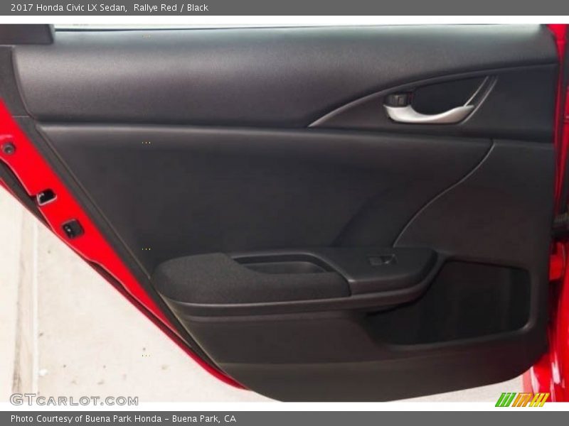 Rallye Red / Black 2017 Honda Civic LX Sedan