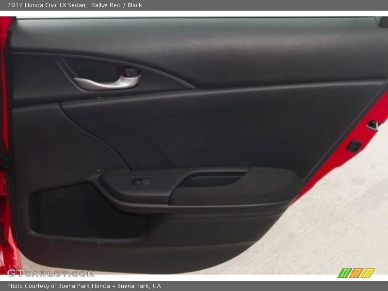 Rallye Red / Black 2017 Honda Civic LX Sedan
