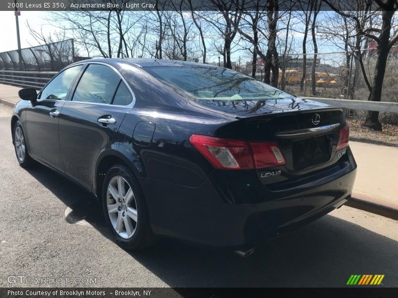 Aquamarine Blue / Light Gray 2008 Lexus ES 350