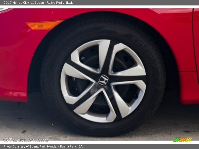 Rallye Red / Black 2017 Honda Civic LX Sedan