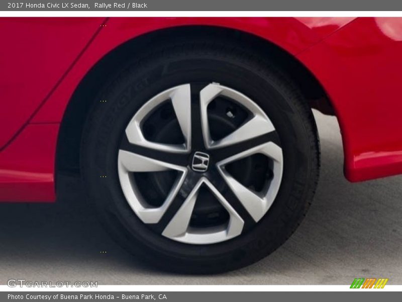 Rallye Red / Black 2017 Honda Civic LX Sedan