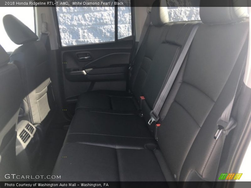 White Diamond Pearl / Black 2018 Honda Ridgeline RTL-T AWD