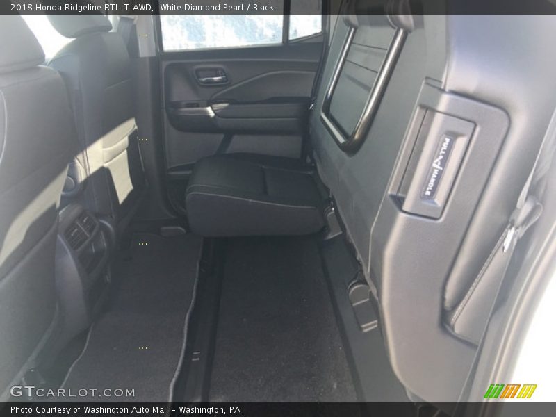 White Diamond Pearl / Black 2018 Honda Ridgeline RTL-T AWD