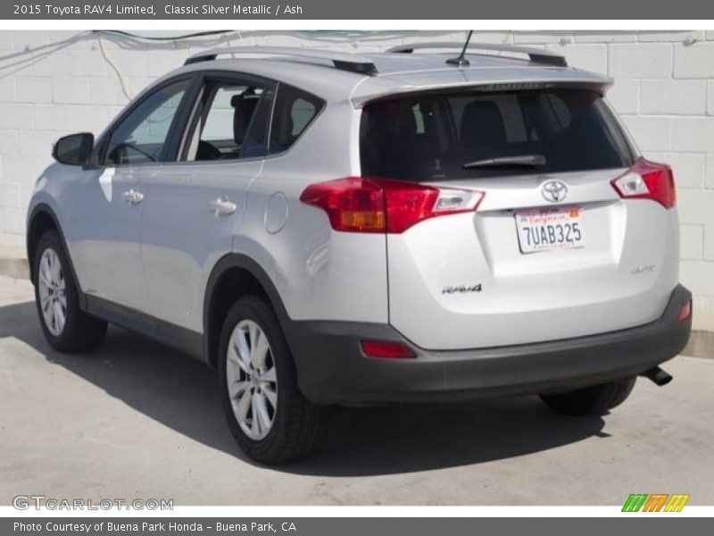 Classic Silver Metallic / Ash 2015 Toyota RAV4 Limited