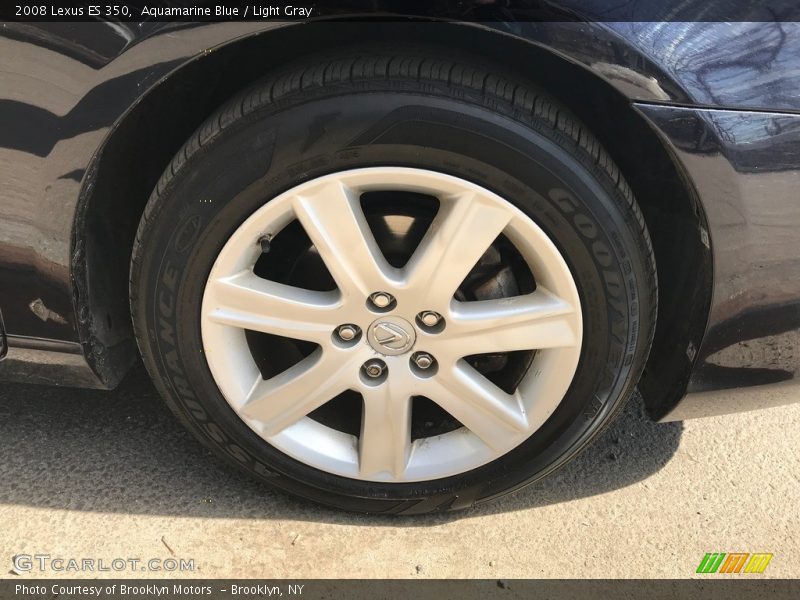 Aquamarine Blue / Light Gray 2008 Lexus ES 350