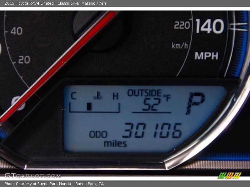 Classic Silver Metallic / Ash 2015 Toyota RAV4 Limited