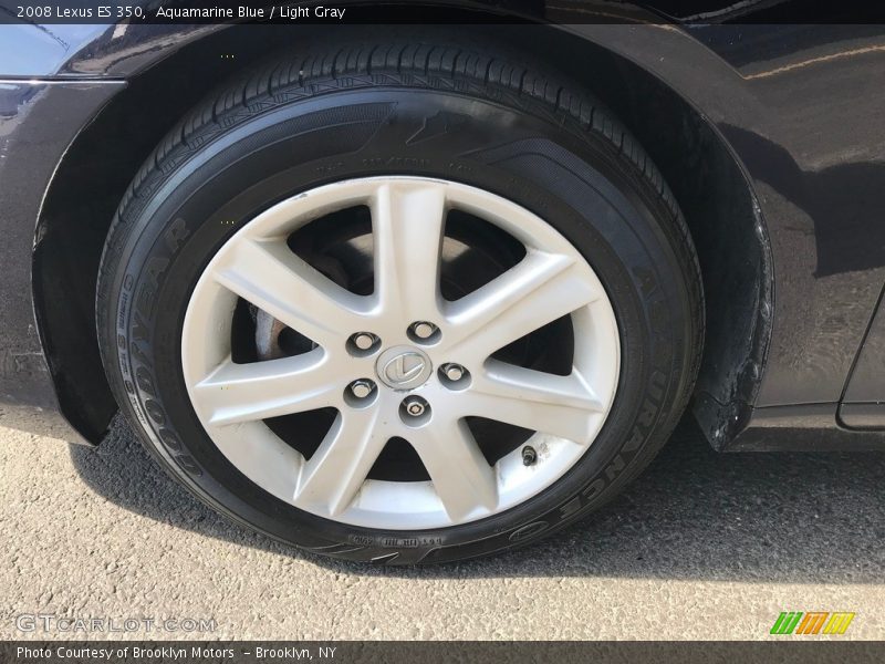 Aquamarine Blue / Light Gray 2008 Lexus ES 350