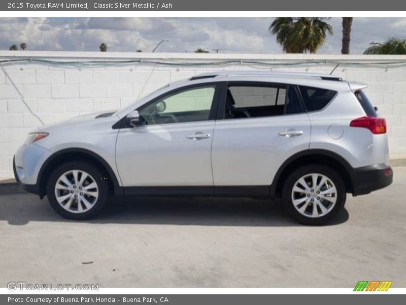 Classic Silver Metallic / Ash 2015 Toyota RAV4 Limited