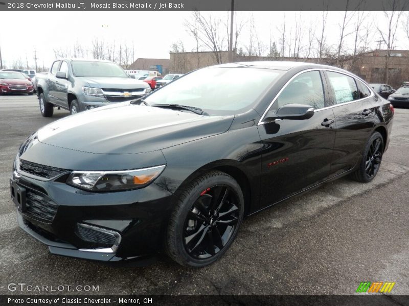 Mosaic Black Metallic / Jet Black 2018 Chevrolet Malibu LT