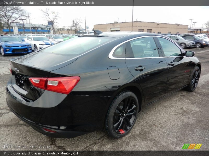 Mosaic Black Metallic / Jet Black 2018 Chevrolet Malibu LT