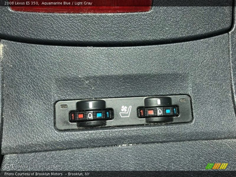Aquamarine Blue / Light Gray 2008 Lexus ES 350