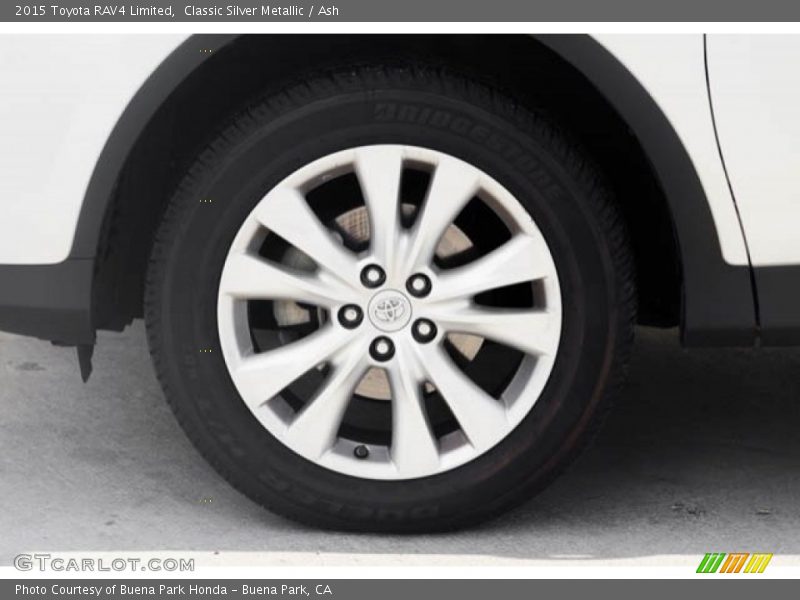 Classic Silver Metallic / Ash 2015 Toyota RAV4 Limited
