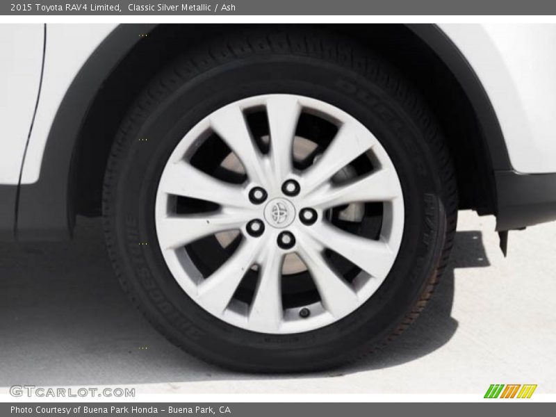 Classic Silver Metallic / Ash 2015 Toyota RAV4 Limited