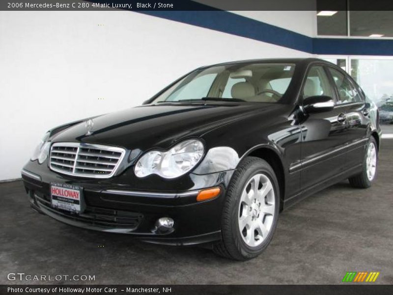 Black / Stone 2006 Mercedes-Benz C 280 4Matic Luxury