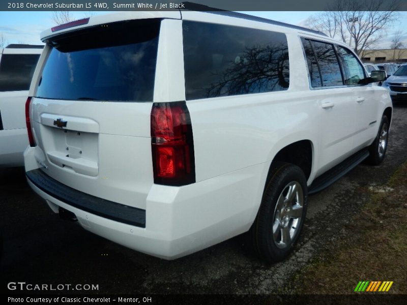 Summit White / Jet Black 2018 Chevrolet Suburban LS 4WD